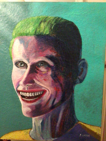 Joker Óleo Lienzo Retrato