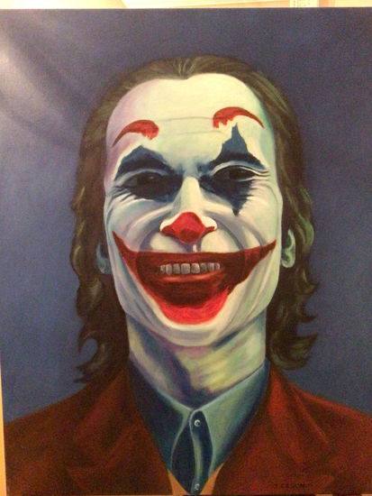 El Joker Oil Canvas Portrait