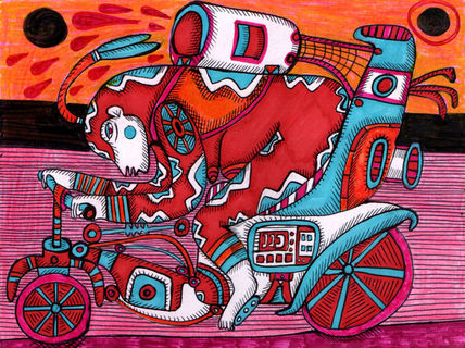 Carrera de moto...