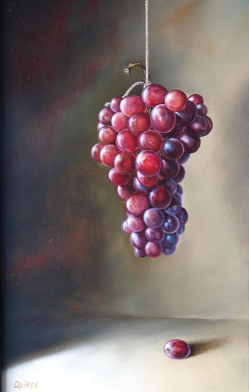 Uvas rojas Oil Canvas Landscaping