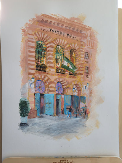 Teatro Falla Acrylic Paper Landscaping