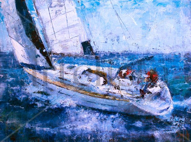 Velero 2024 Oil Canvas Marine Painting