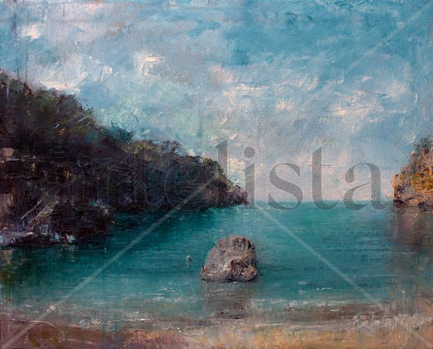 Cala Deiá 2024 Oil Canvas Marine Painting