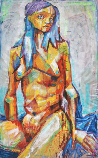 Olvido Oil Canvas Figure Painting