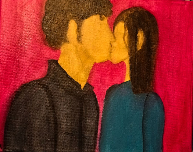 The lovers Oil Canvas Others