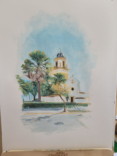 Iglesia de San Paulino Acrylic Paper Landscaping