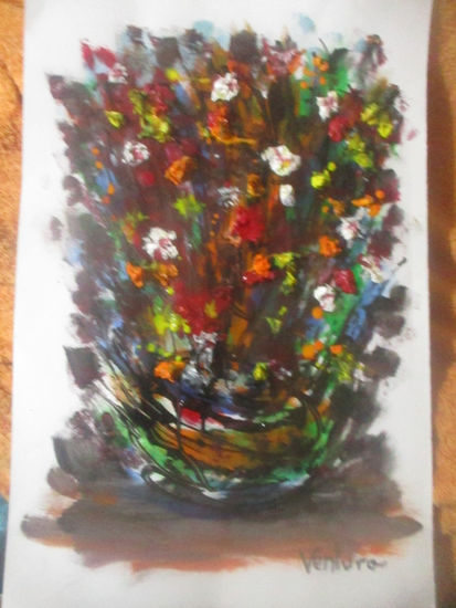 Manojillo floral Acrílico Papel Floral