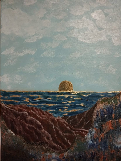 Mar de Croacia Acrylic Canvas Marine Painting