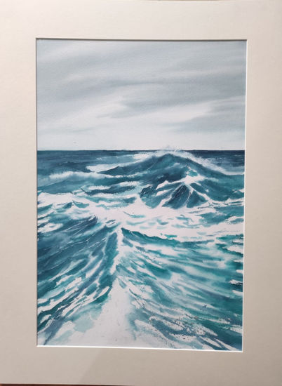 Olas Watercolour Paper Marine Painting