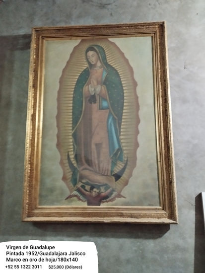 Virgen de Guadalupe Others Canvas Portrait