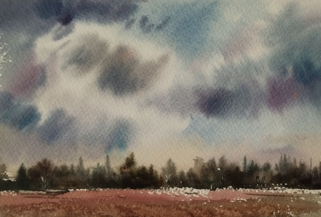 Nubes Watercolour Paper Landscaping