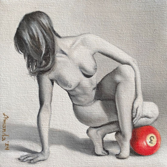 Bola 8 Oil Textile Nude Paintings