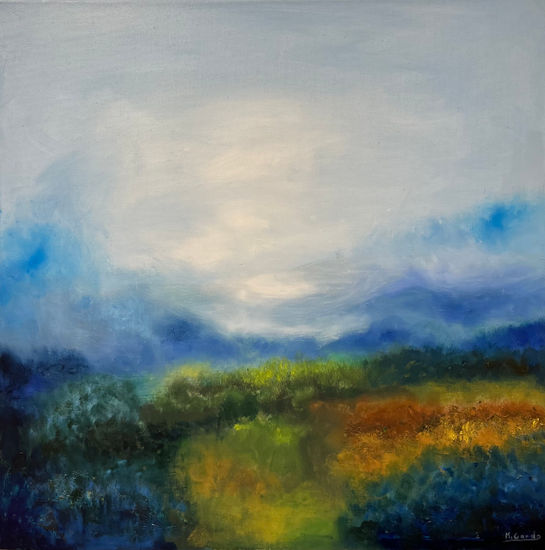 Donde el cielo toca la tierra Oil Canvas Landscaping