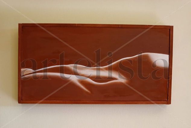 Paisaje anatomico n° 57 Oil Textile Nude Paintings