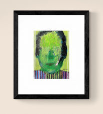 Green abstract  Face