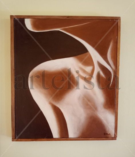 Paisaje anatomico n° 63 Óleo Tela Desnudos