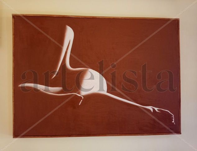 Paisaje anatomico  n °67 Oil Textile Nude Paintings