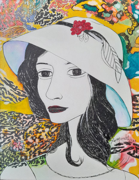 Mujer con sombrero