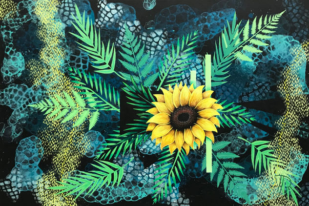 Sunflower Acrylic Canvas Floral Painting