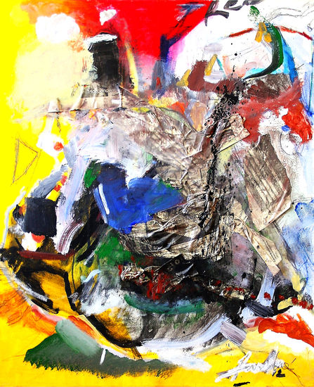 La mujer y el hombre. Media Mixta Lienzo Otros