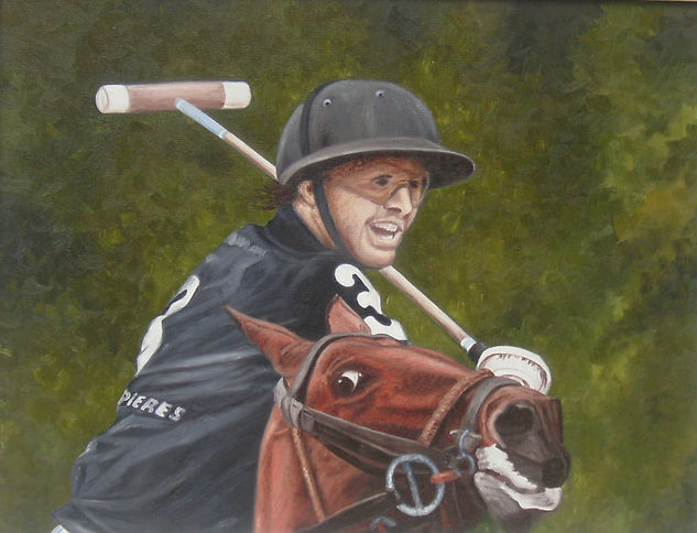 "Polo 1" Oil Canvas Sports