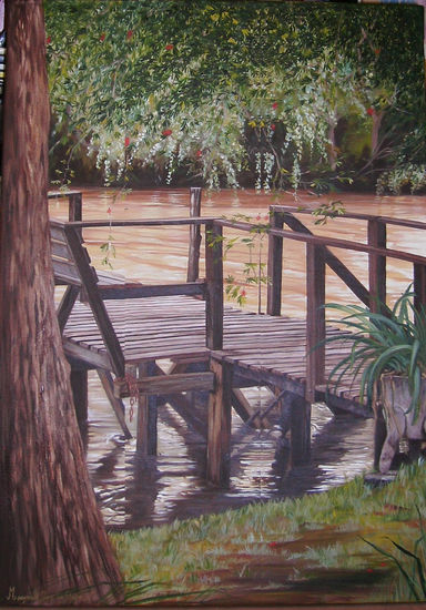 "Armonia de sonidos" Oil Canvas Landscaping