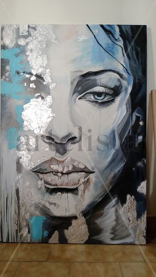 Rostro mujer Fria Óleo Lienzo Retrato