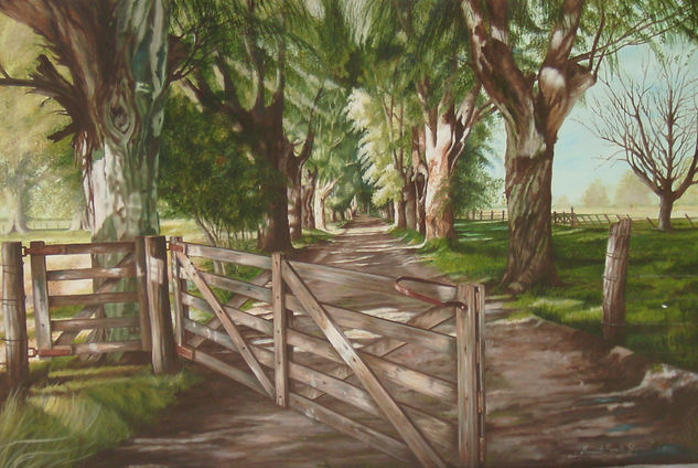 "Don Alejandro" Oil Canvas Landscaping