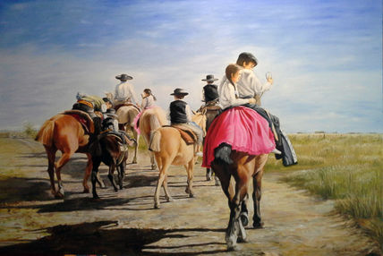 "Regresando del...