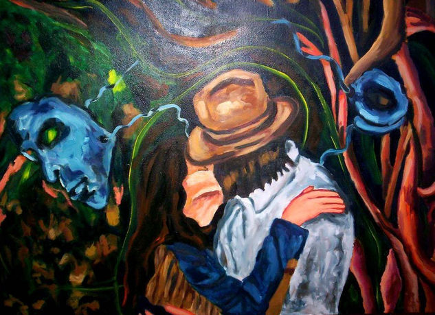 el beso Oil Canvas Others