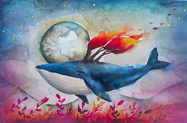 The Dream Voyager Watercolour Paper Animals