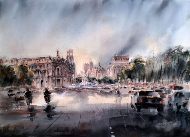 Cibeles después de la tormenta