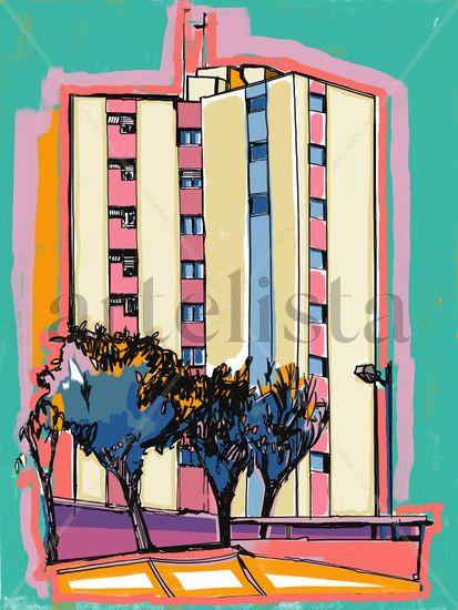 Periferia Mixed media Paper Landscaping