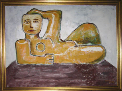 Mujer recostada