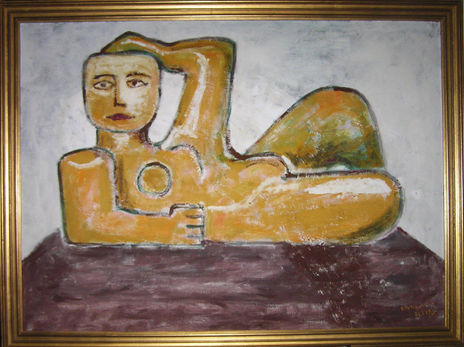 Mujer recostada