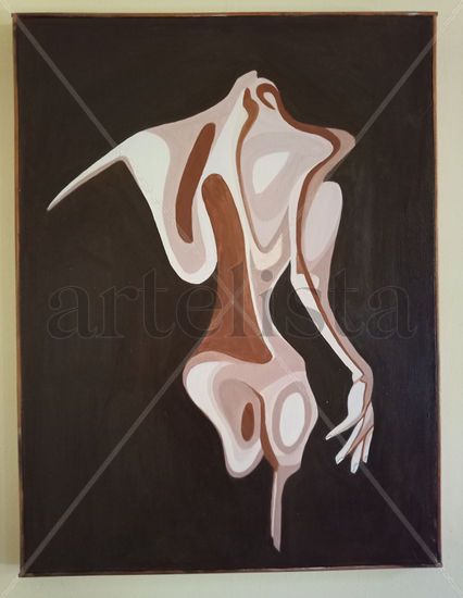 Paisaje anatomico  n °85 Óleo Tela Desnudos