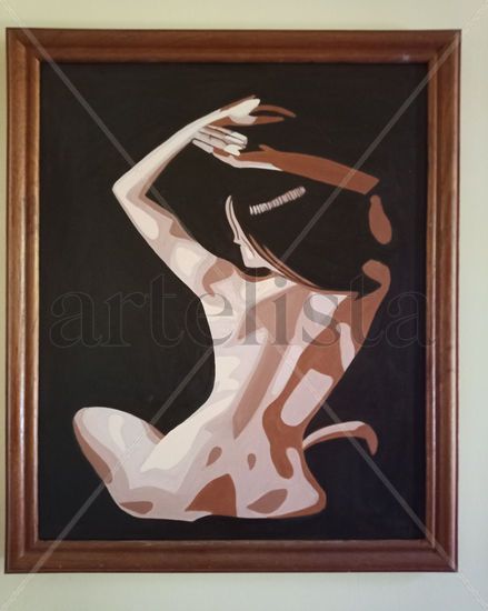 Paisaje anatomico  n °86 Óleo Tela Desnudos