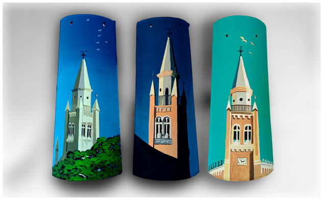 Iglesia de Aregua Acrylic Others Landscaping