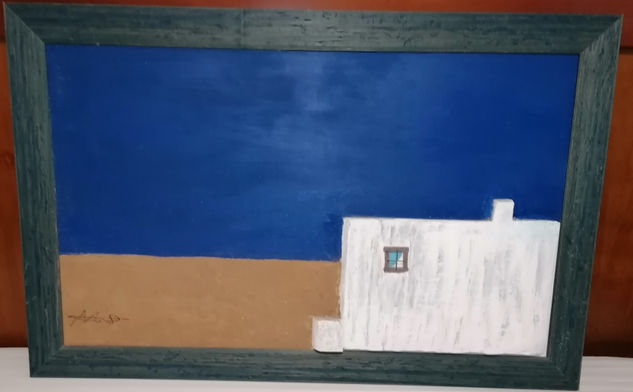 Atardecer en Cabo de Gata Oil Canvas Landscaping