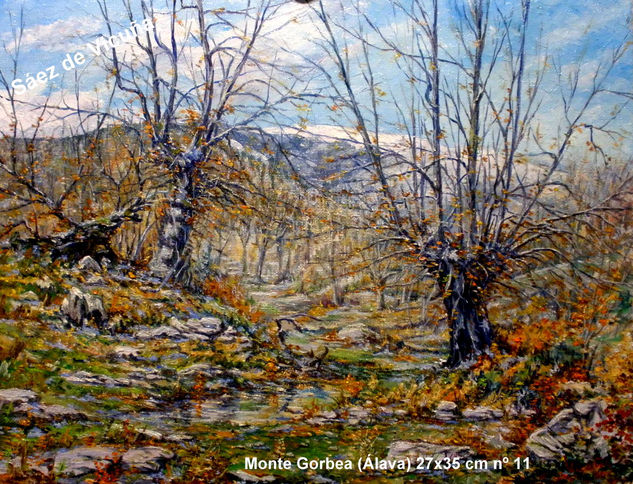 Monte Gorbea (Álava) 27x35cm nº11.Óleo/Lienzo Óleo Lienzo Paisaje