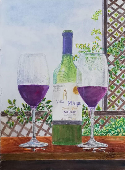 SIEMPRE ACOMPAÑADOS Watercolour Paper Landscaping