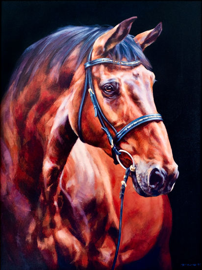 Alazán II Acrylic Canvas Portrait