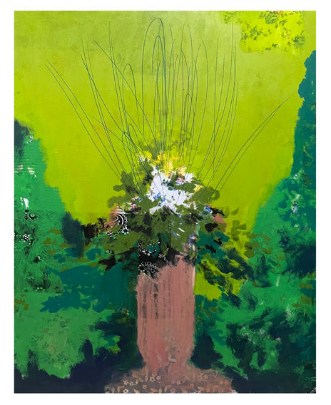 Green Abstract Trees