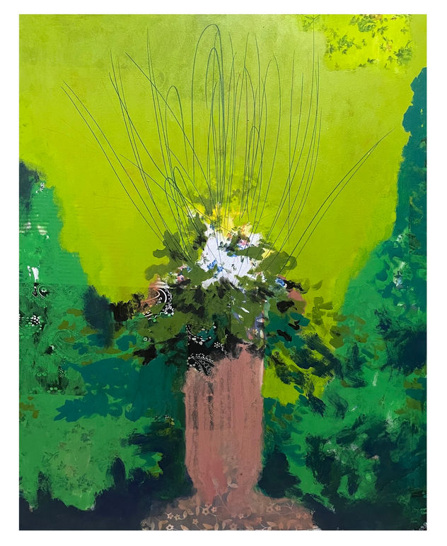 Green Abstract Trees