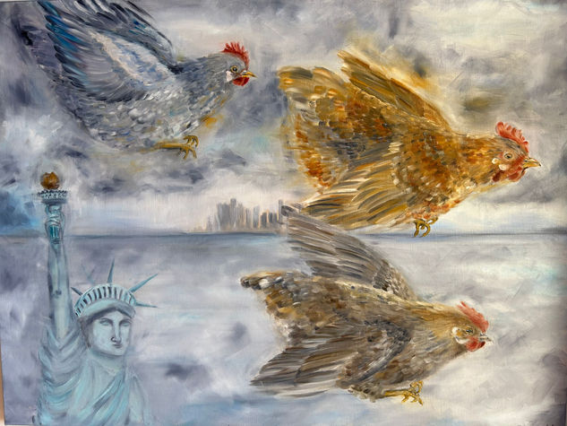 ilusion de libertad Oil Canvas Animals