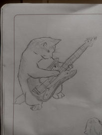 Gatito rockero