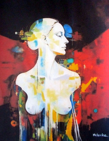 "Traces of Her" Acrílico Lienzo Figura