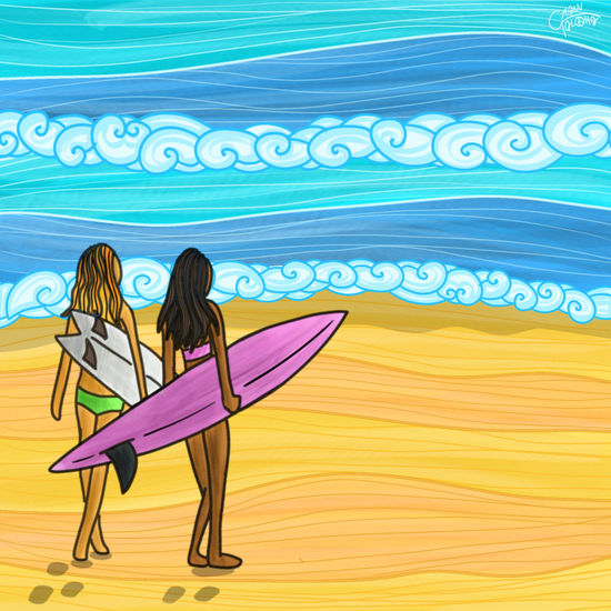 Surfer Girls 