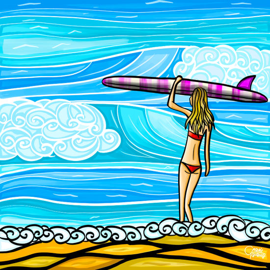 Surfer girl 