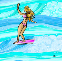 Surfer girl